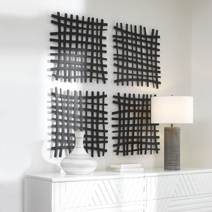 Uttermost 04293 Wall Decor, Matte Black