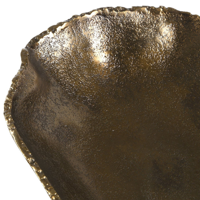 Uttermost 04299 Wall Bowls, S/4, Vintage Brass