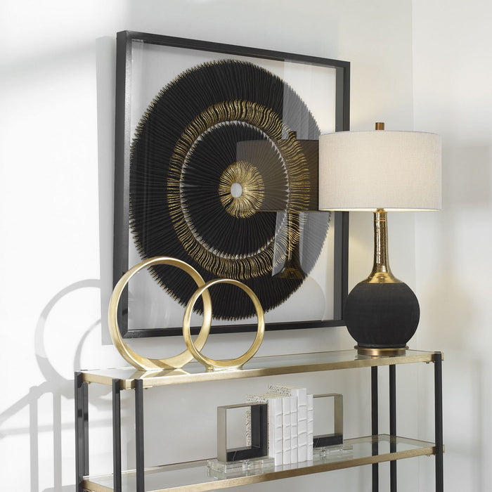 Uttermost 04311 Shadow Box, Gold Leaf