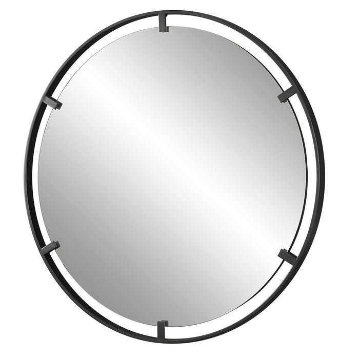 Uttermost 09734 Mirror, Satin Black