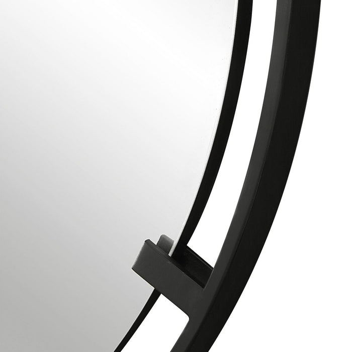 Uttermost 09734 Mirror, Satin Black
