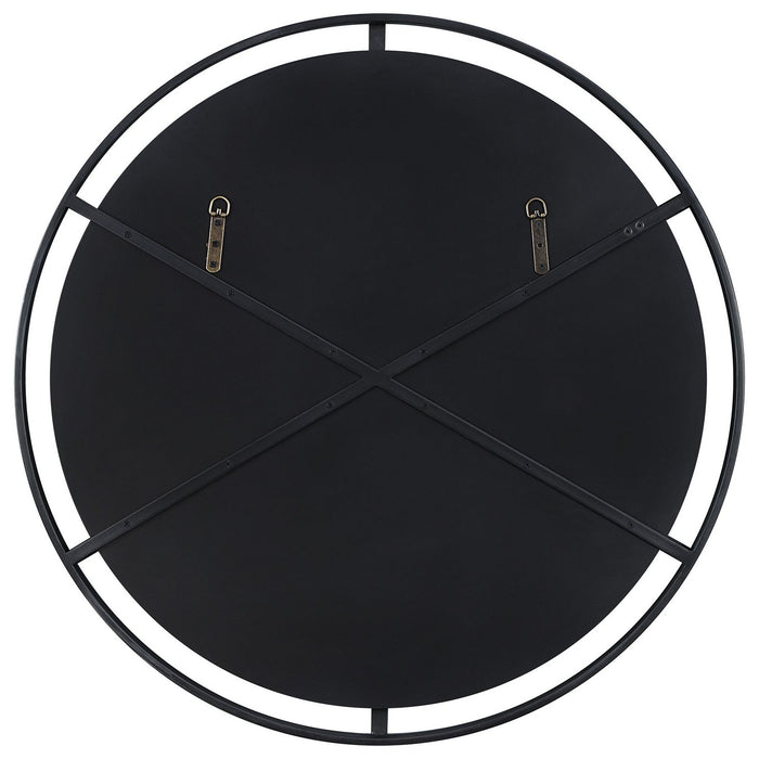 Uttermost 09734 Mirror, Satin Black