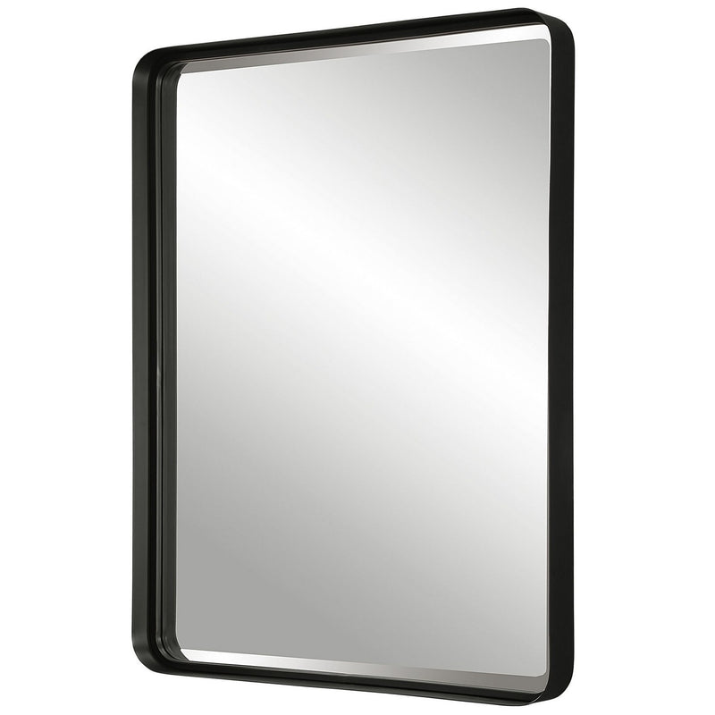 Uttermost 09738 Mirror, Satin Black