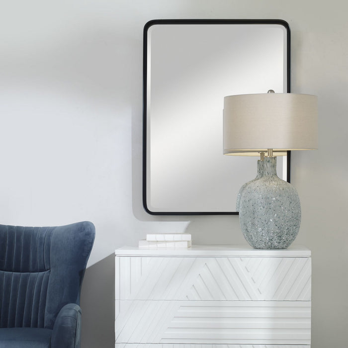 Uttermost 09738 Mirror, Satin Black