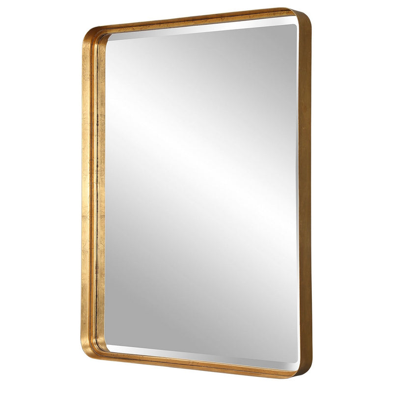 Uttermost 09739 Mirror, Antiqued Gold Leaf