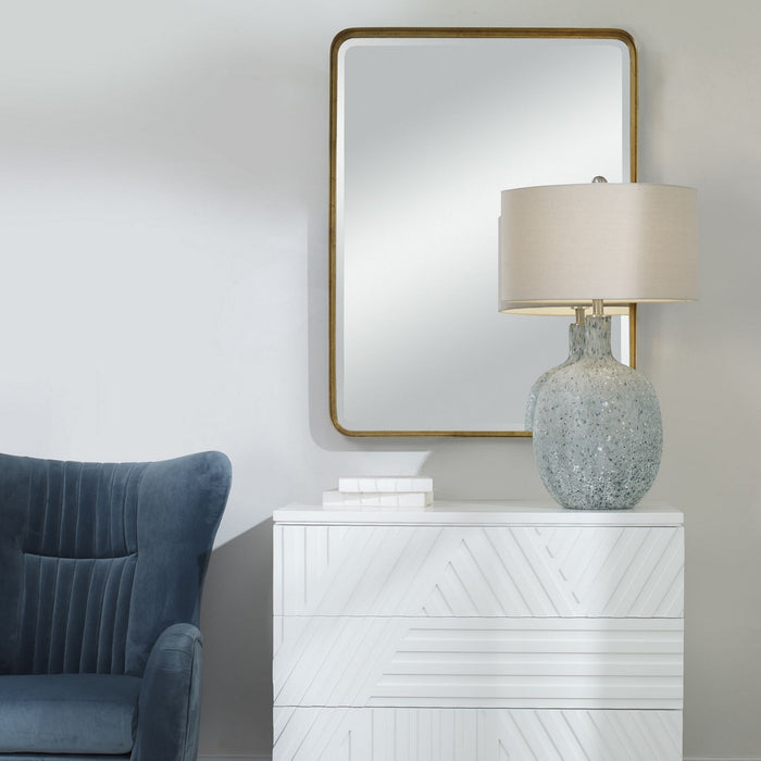 Uttermost 09739 Mirror, Antiqued Gold Leaf