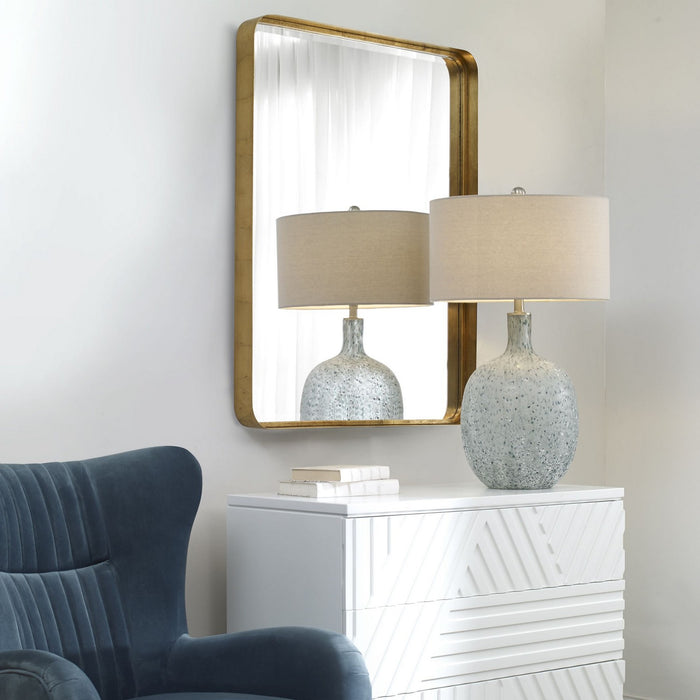 Uttermost 09739 Mirror, Antiqued Gold Leaf