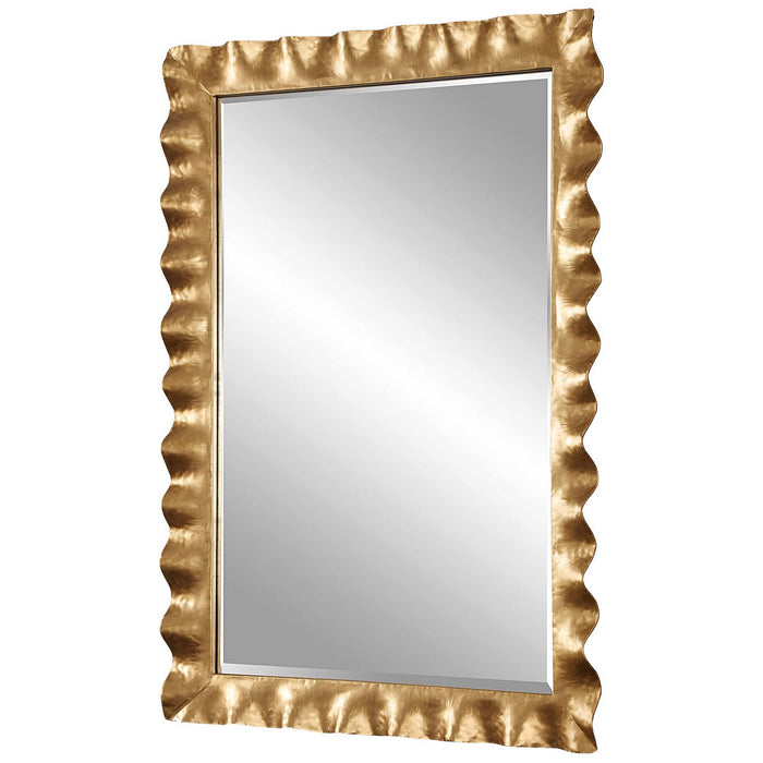 Uttermost 09742 Mirror, Antiqued Gold Leaf