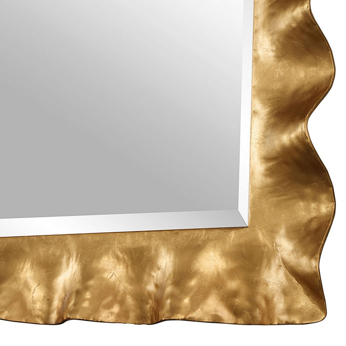 Uttermost 09742 Mirror, Antiqued Gold Leaf