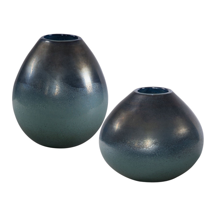 Uttermost 17975 Vases, S/2, Bronze