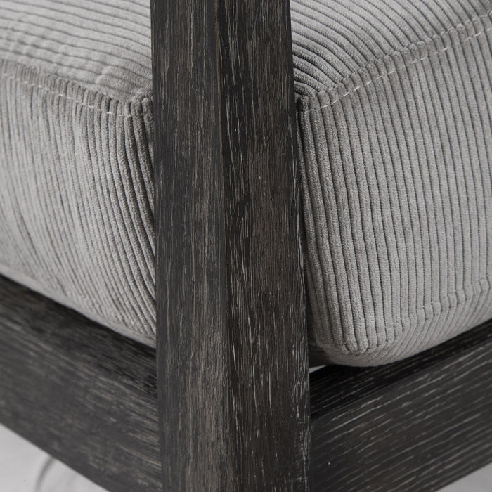 Uttermost 23657 Accent Chair, Dark Ebony