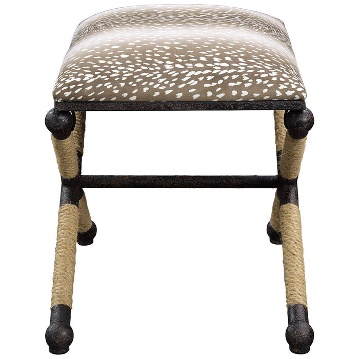 Uttermost 23662 Bench, Rustic Iron