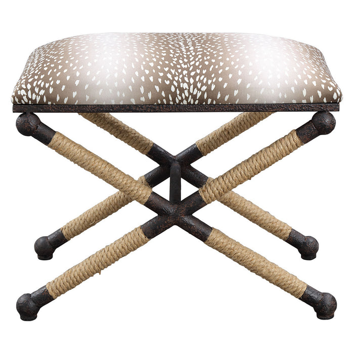 Uttermost 23662 Bench, Rustic Iron