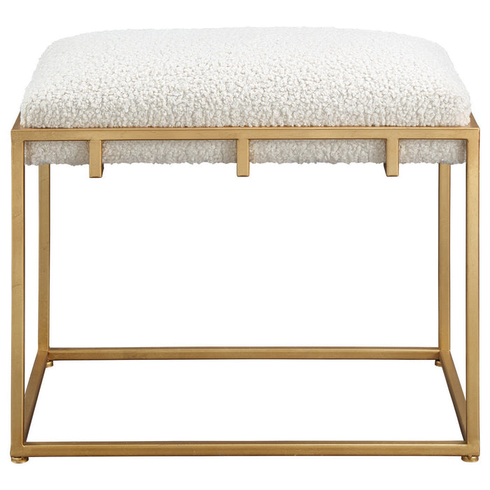 Uttermost 23663 Bench, Gold Leafed Iron