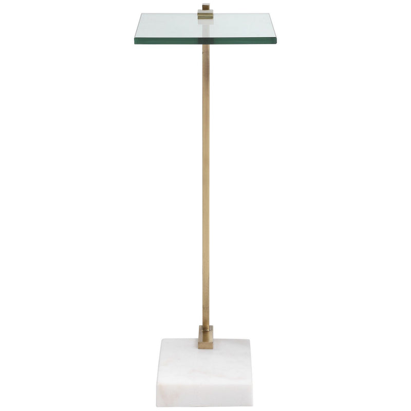 Uttermost 25136 Accent Table, Brushed Brass