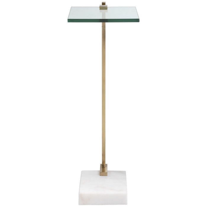 Uttermost 25136 Accent Table, Brushed Brass