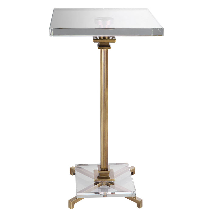 Uttermost 25142 Drink Table, Brushed Brass
