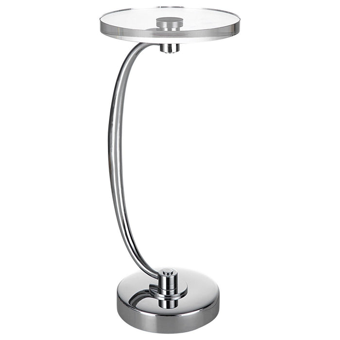 Uttermost 25144 Drink Table, Polished Nickel