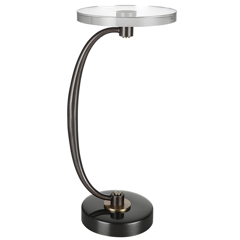 Uttermost 25145 Drink Table, Dark Bronze