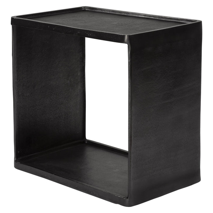 Uttermost 25147 Side Table, Dark Antique Nickel