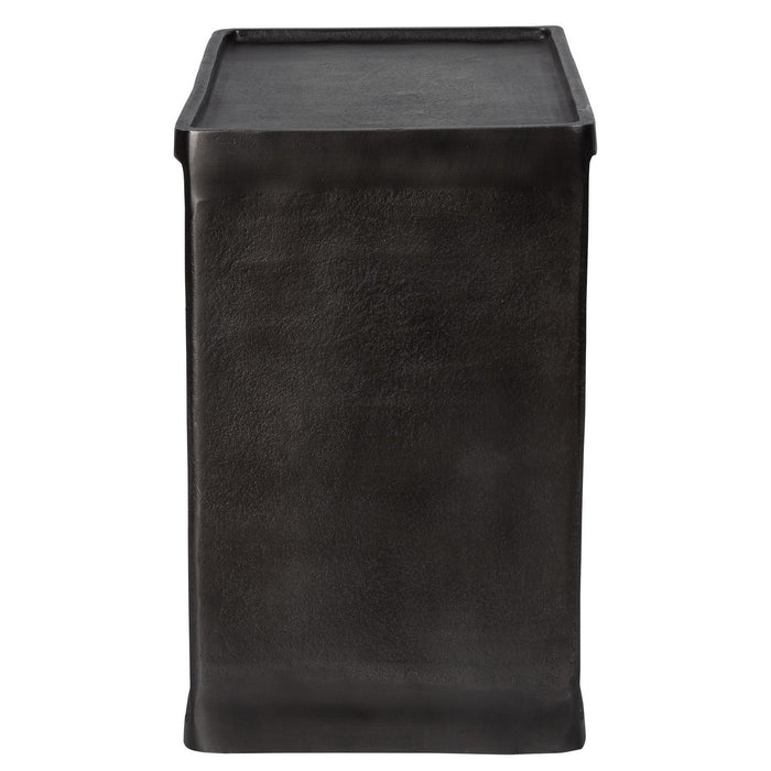 Uttermost 25147 Side Table, Dark Antique Nickel