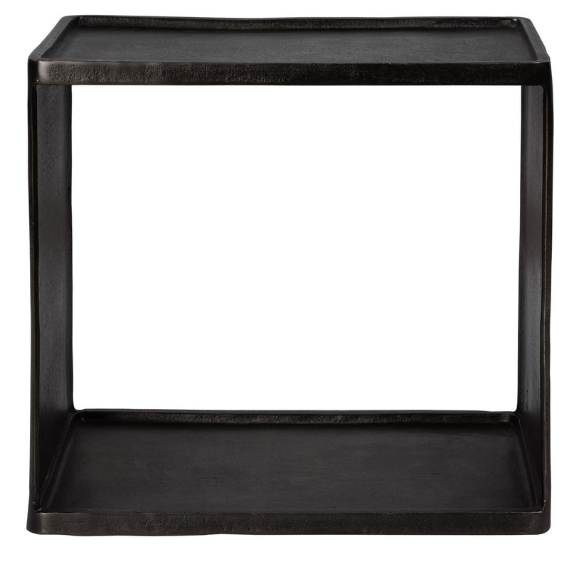 Uttermost 25147 Side Table, Dark Antique Nickel
