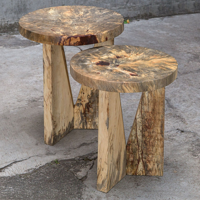 Uttermost 25496 Nesting Tables, S/2, Natural