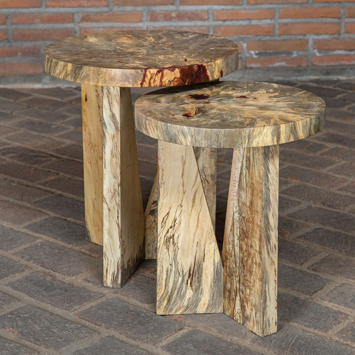 Uttermost 25496 Nesting Tables, S/2, Natural