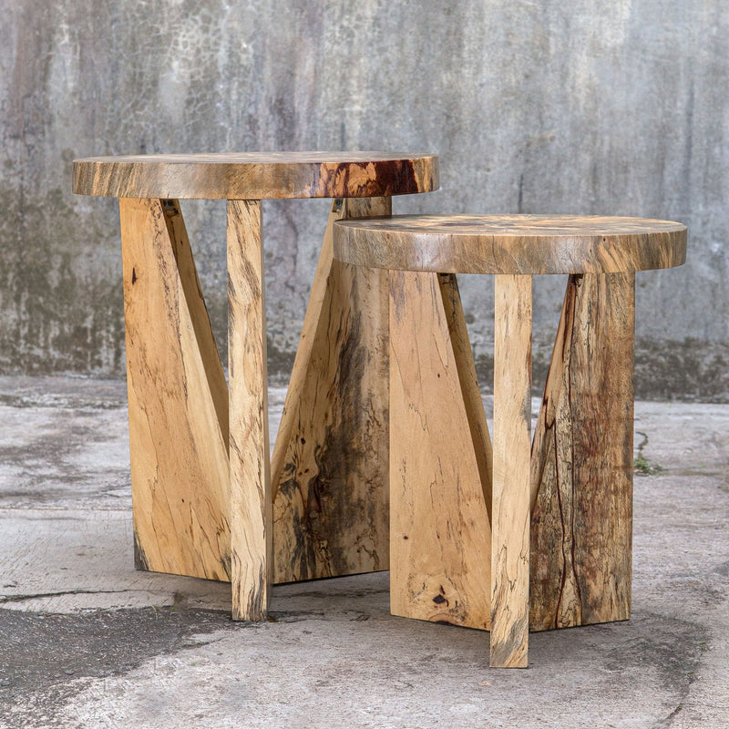 Uttermost 25496 Nesting Tables, S/2, Natural