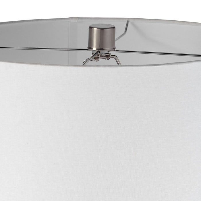 Uttermost 29797 One Light Table Lamp, Brushed Nickel
