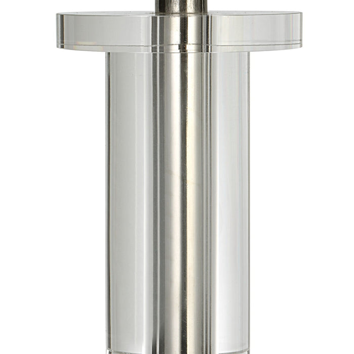 Uttermost 29875-1 One Light Buffet Lamp, Polished Nickel