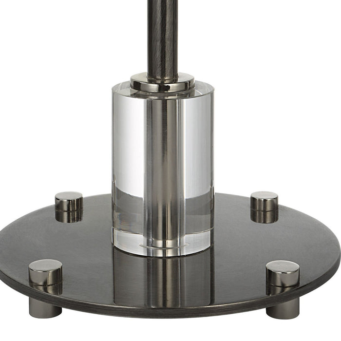 Uttermost 29875-1 One Light Buffet Lamp, Polished Nickel
