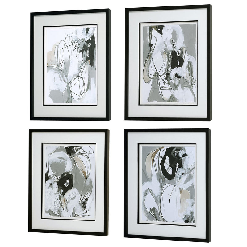 Uttermost 41419 Framed Prints, Black