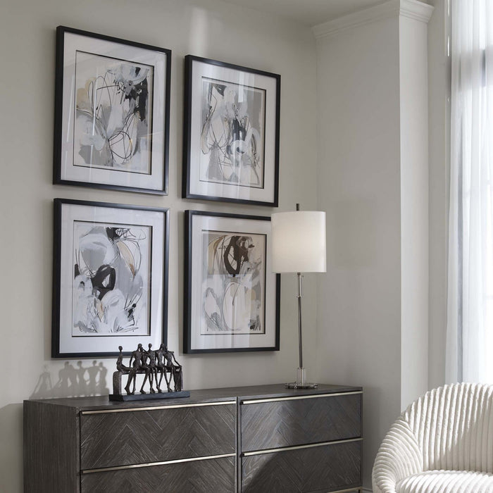 Uttermost 41419 Framed Prints, Black
