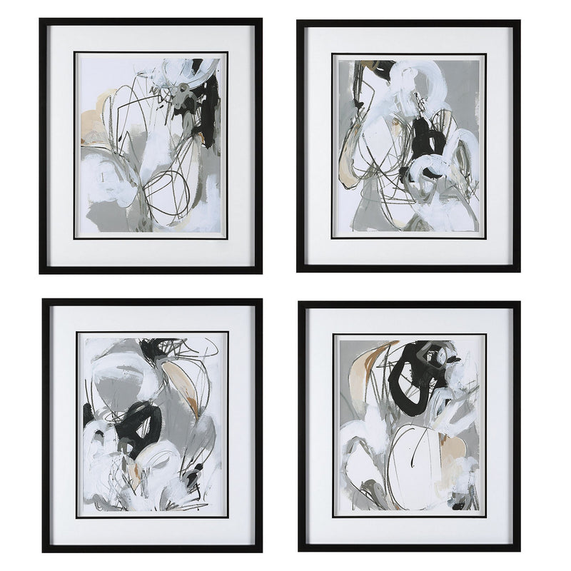 Uttermost 41419 Framed Prints, Black