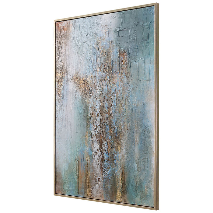 Uttermost 41432 Abstract Art, Silver Leaf