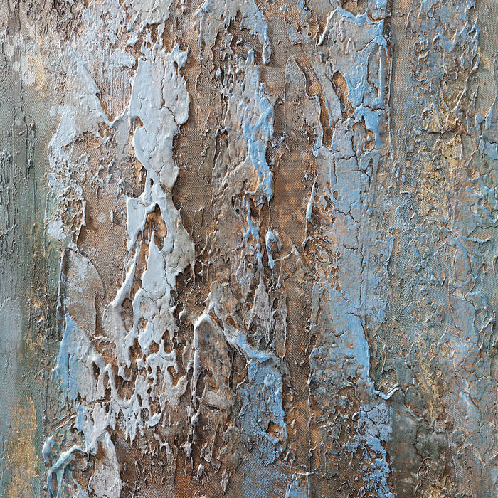 Uttermost 41432 Abstract Art, Silver Leaf