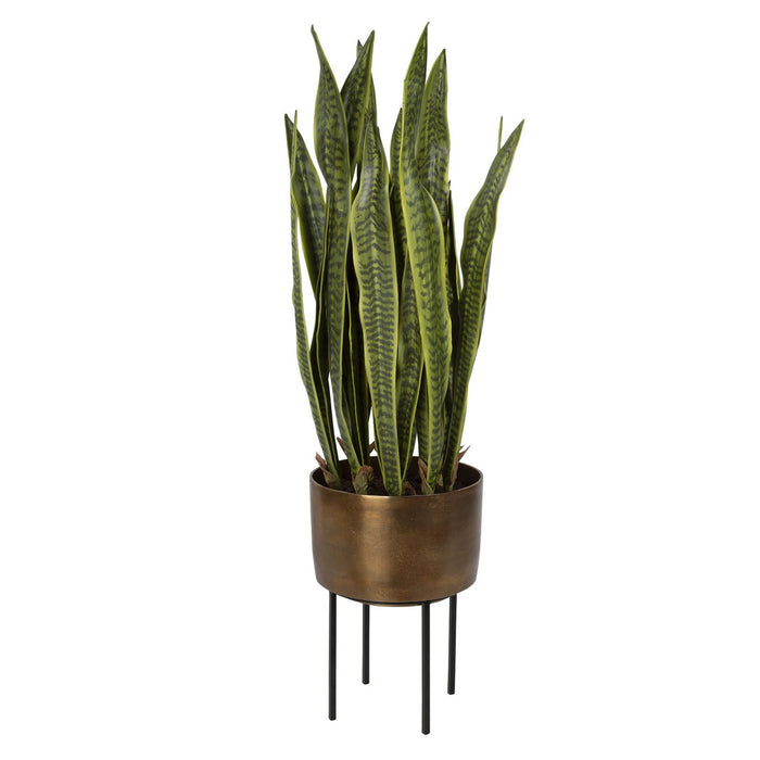 Uttermost 60185 Planter 2 Cartons, Antique Brass