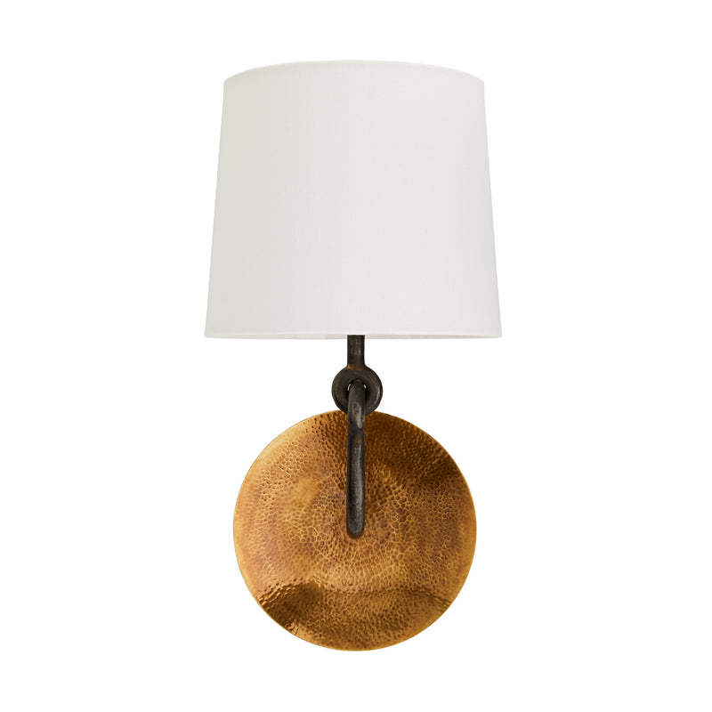 Arteriors 44749-554 One Light Wall Sconce, Antique Brass