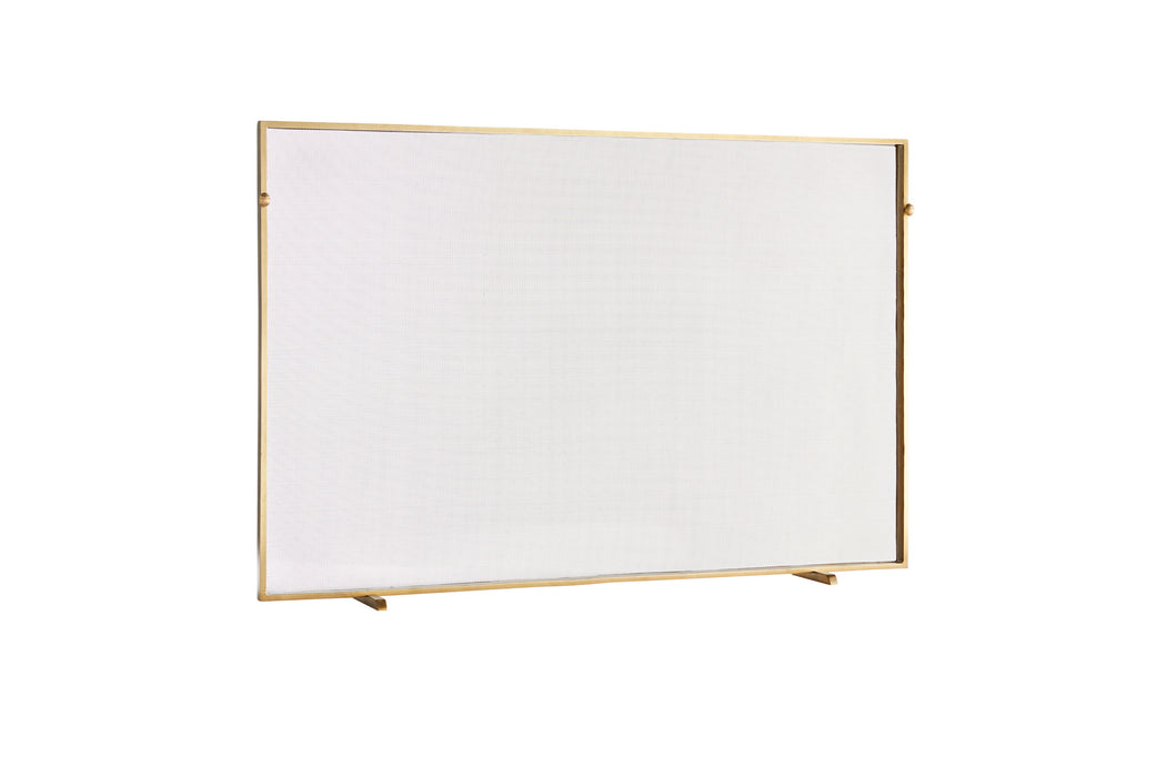 Arteriors 4870 Fire Screen, Antique Brass