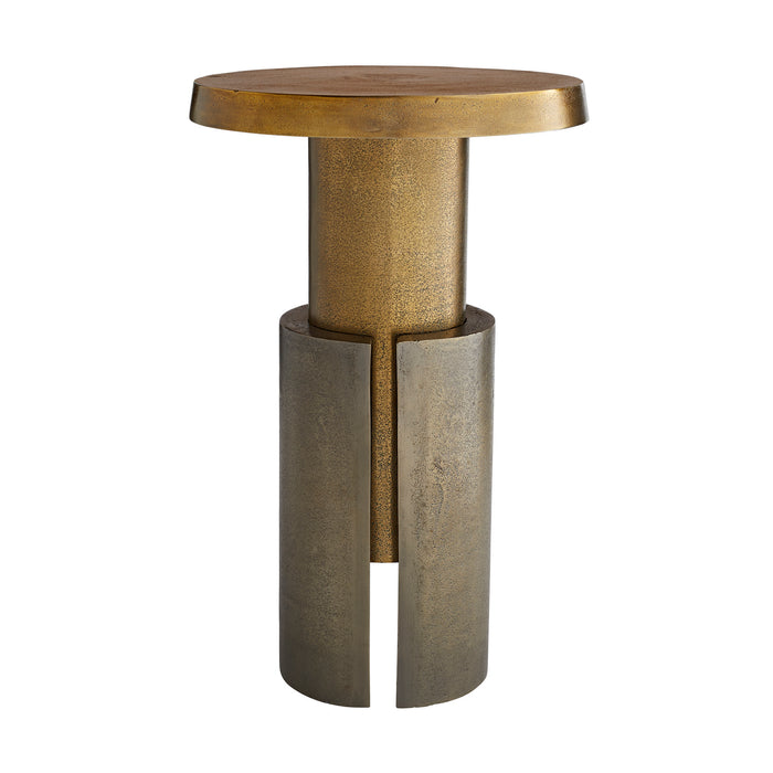 Arteriors 4875 Accent Table, Antique Brass