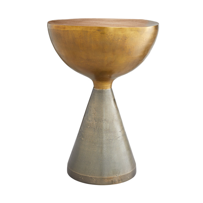Arteriors 4876 Accent Table, Antique Brass