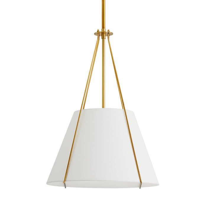 Arteriors 49693 One Light Pendant, Antique Brass