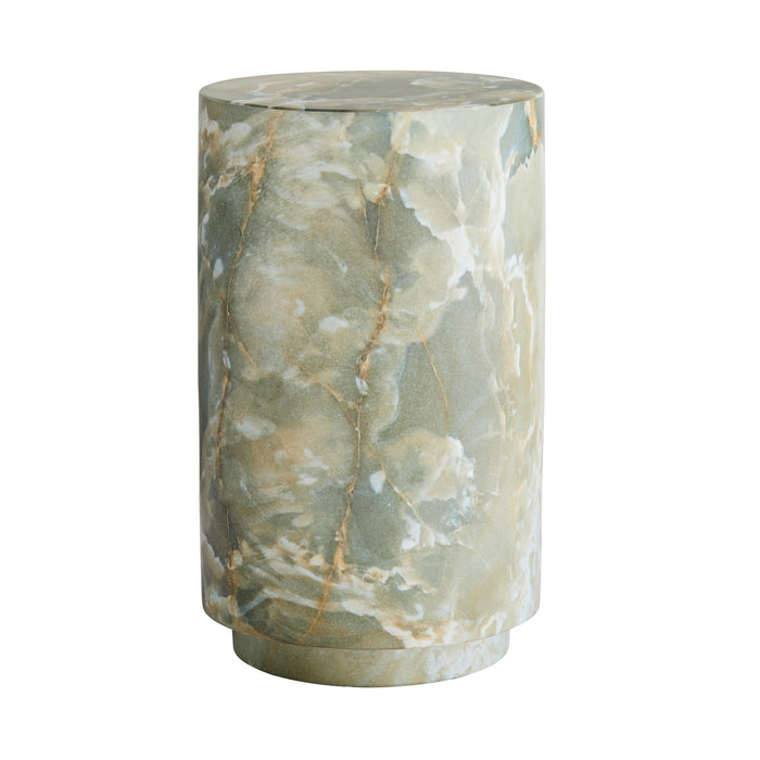 Arteriors 5640 Accent Table, Jade Faux Marble