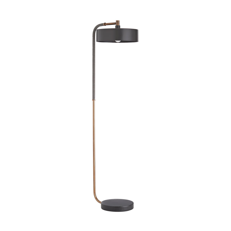 Arteriors 79813 One Light Floor Lamp, Heritage Brass