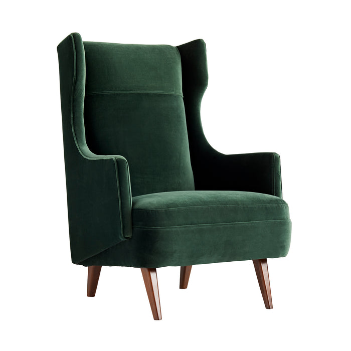 Arteriors 8149 Upholstery - Chair, Forest Velvet/Dark Walnut