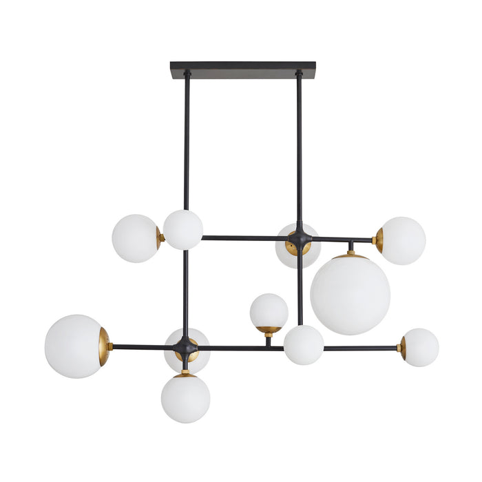 Arteriors 89473 11 Light Chandelier, Bronze