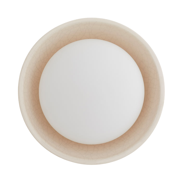 Arteriors DA49005 One Light Wall Sconce, Ivory Stained Crackle