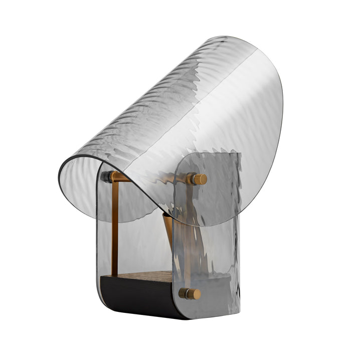 Arteriors DA49009 One Light Accent Lamp, Smoke