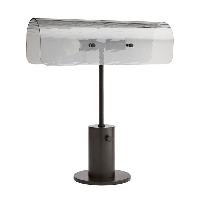 Arteriors DA49010 Two Light Lamp, Smoke